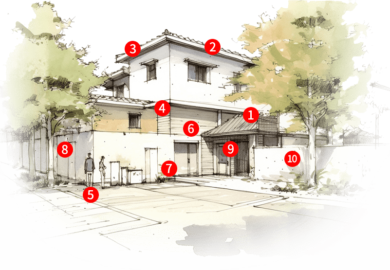 お家に危険なサインが出ていませんか?